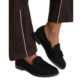 Kvinders sorte loafers