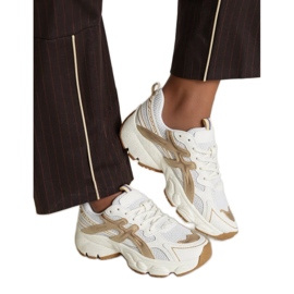 Kvinders beige sneakers