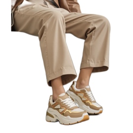Sneakers glam khaki grøn
