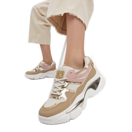 Kvinders sneakers luna beige