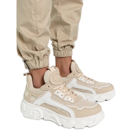 H &amp; D beige sneakers
