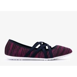 D/GMR Janae Pink Material Ballerinas lyserød