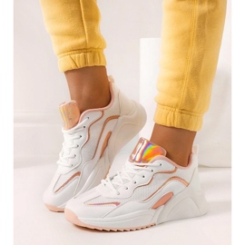 D/GMR Ingram hvide holografiske sneakers