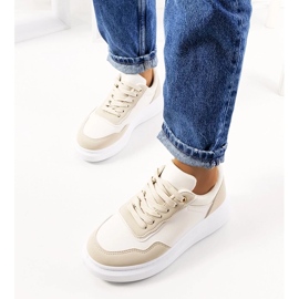 D/GMR Selma beige damesneakers