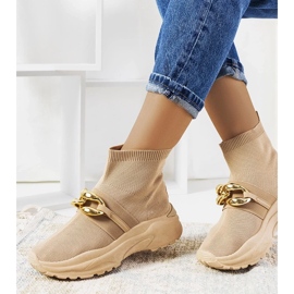D/GMR Martins brune high-top sneakers