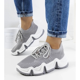 D/GMR Grå sportssneakers fra Thornber