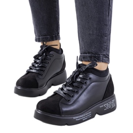 D/GMR Sorte højhælede sneakers fra Ambly