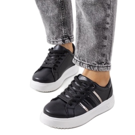 D/GMR Sorte sneakers på Goldsmi platformen