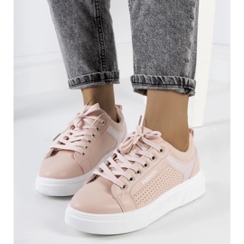 D/GMR Pink sneakers på en chunky Louisiana sål lyserød