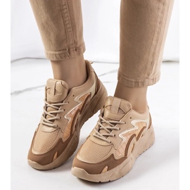 D/GMR Brito brune sneakers beige