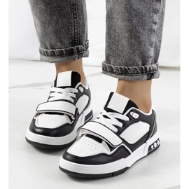 D/GMR Sorte Kadie sneakers til kvinder hvid