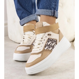 D/GMR Beige høje sneakers til ankel Adolis