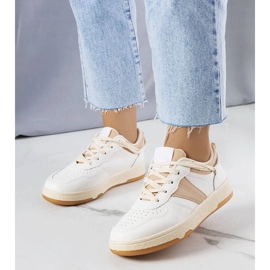 D/GMR Beige damesneakers fra Marcella