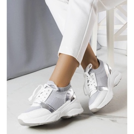 D/GMR Grå wedge sneakers fra Ann