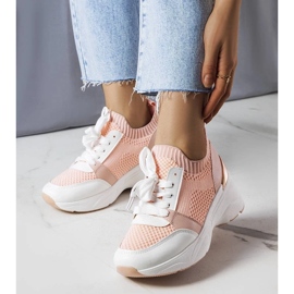D/GMR Pink wedge sneakers fra Ann lyserød