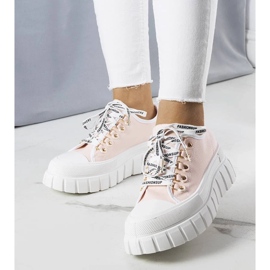 D/GMR Pink platform sneakers fra Toni lyserød