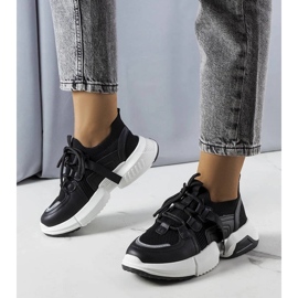D/GMR Peggy sorte sokkesneakers