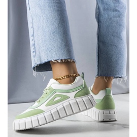 D/GMR Grønne platformssneakers fra Robyn
