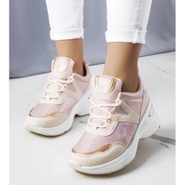 D/GMR Pink sneakers med metalliske indlæg fra Ruais lyserød