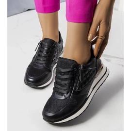 D/GMR Sorte sneakers fra Goulet