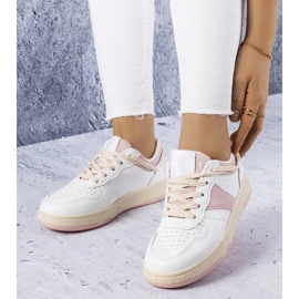 D/GMR Hvide og lyserøde damesneakers fra Marcella