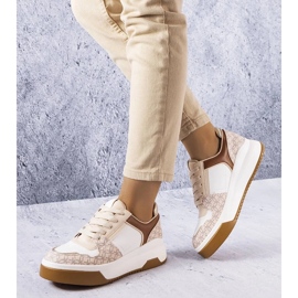 D/GMR Brune sneakers dekoreret med Grandbois monogram