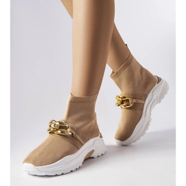 D/GMR Baptiste brune sneakers med kæde