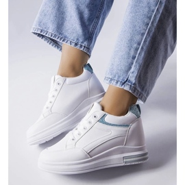 D/GMR Hvide sneakers med glitterindlæg fra Bonevil