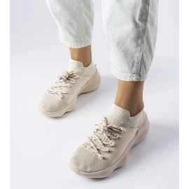 D/GMR Beige kvinders sportssko Côté
