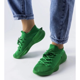 D/GMR Sneakers i Côté-grønt stof