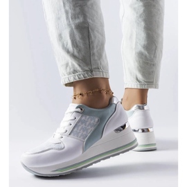 D/GMR Grønne wedge sneakers fra Pouliotte