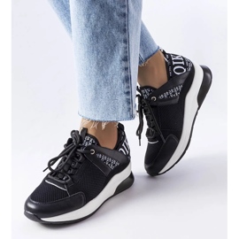 D/GMR Sort og hvide sneakers Vinceza