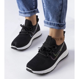 D/GMR Sorte tekstilsneakers fra McKeylor