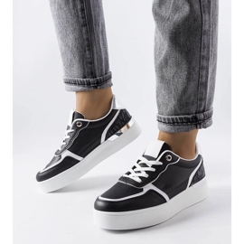D/GMR Sorte platformssneakers fra Tooele