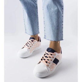 D/GMR Hvide sneakers med farvede indlæg fra Kessla