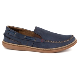 Olivier Mænds sko gled loafers 314GT marineblå