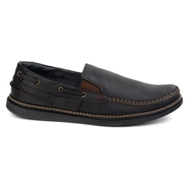 Olivier Mænds moccasins støvler indsætter 314GT sort