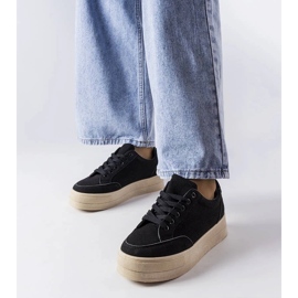 D/GMR Sorte sneakers på Amathymes platformen