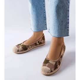D/GMR Grønne slip-on espadriller fra Benedum
