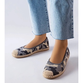 D/GMR Grå slip-on espadriller fra Benedum
