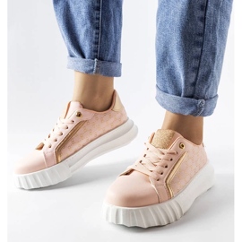 D/GMR Pink platform sneakers fra Giuseppe lyserød