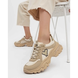 Kvinders sneakers Solara Khaki beige