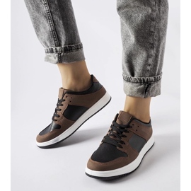 D/GMR Brune og sorte Jacqueline sneakers