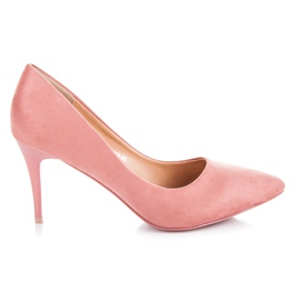 Ideal Shoes Ruskind høje hæle lyserød