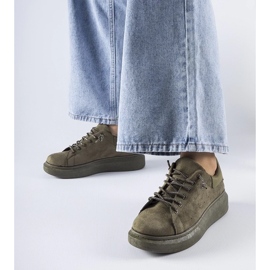 D/GMR Grønne sneakers på Cipriano platformen