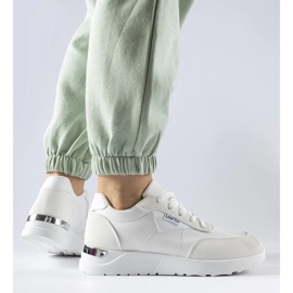 D/GMR Sneakers i hvidt stof fra Geraldino