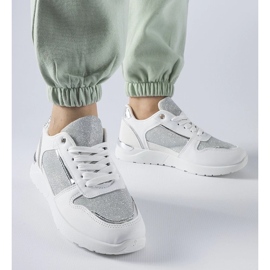 D/GMR Hvide sneakers med pyntetråd fra Facondo