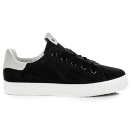 Ideal Shoes Sportssko på platformen sort