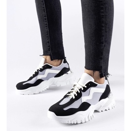 D/GMR Sorte og grå massive Gironic sneakers