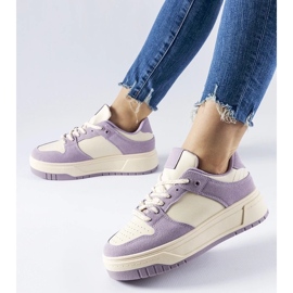 D/GMR Lilla sneakers på Crim platformen violet